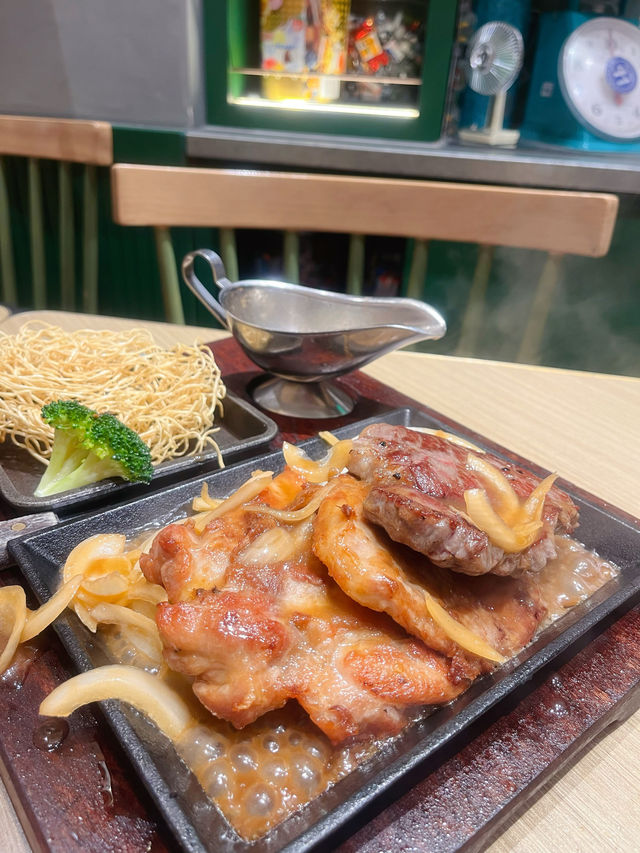 💈港式懷舊好味道 大大份鐵板🥩車仔麵😋