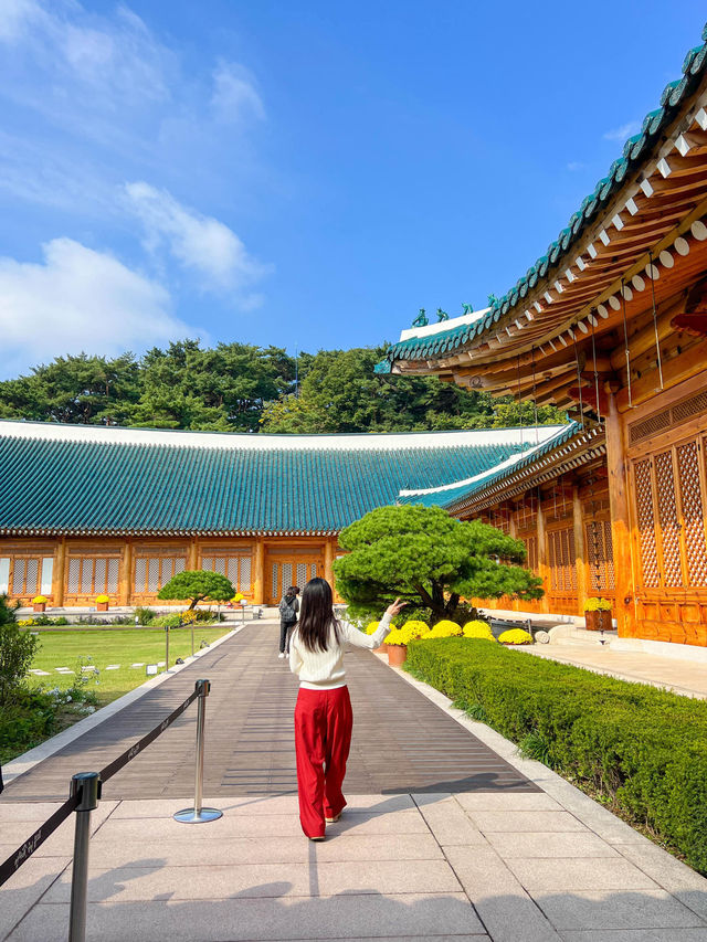 대통령이 살았던 공간인 청와대 관저