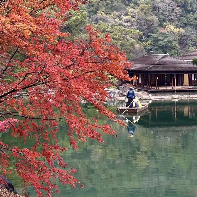 栗林公園🍁十二月賞楓❤️一步一景