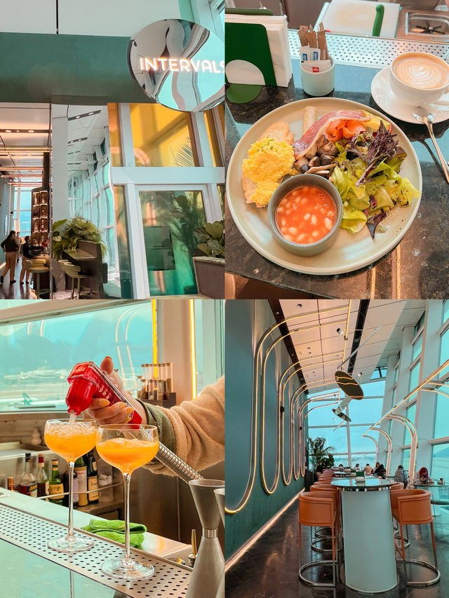 香港國際機場 ｜ Intervals天空酒吧 享受美妙味蕾之旅