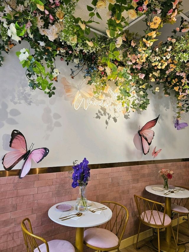 ♡超夢幻🌸花花🦋蝴蝶主題餐廳♡
