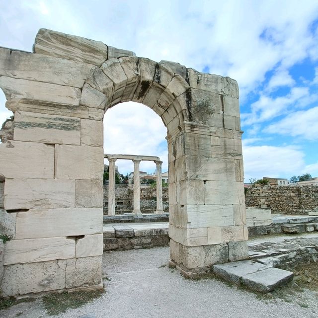 Athens Archaeological site: Hadrian's Library 