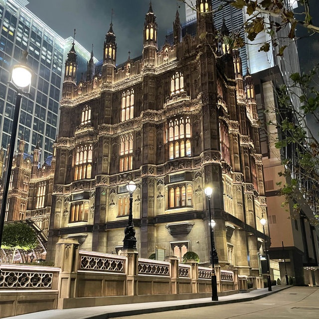 📸氹仔夜晚打卡之旅，倫敦風情外牆！週末好去處！