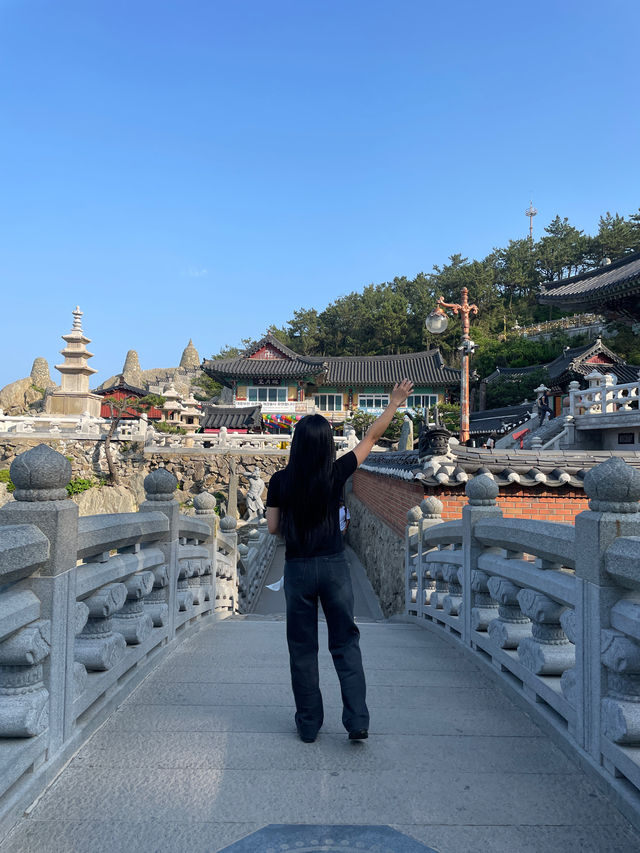 부산 바다와 절을 함께 볼 수 있는 독특한 곳 해동용궁사