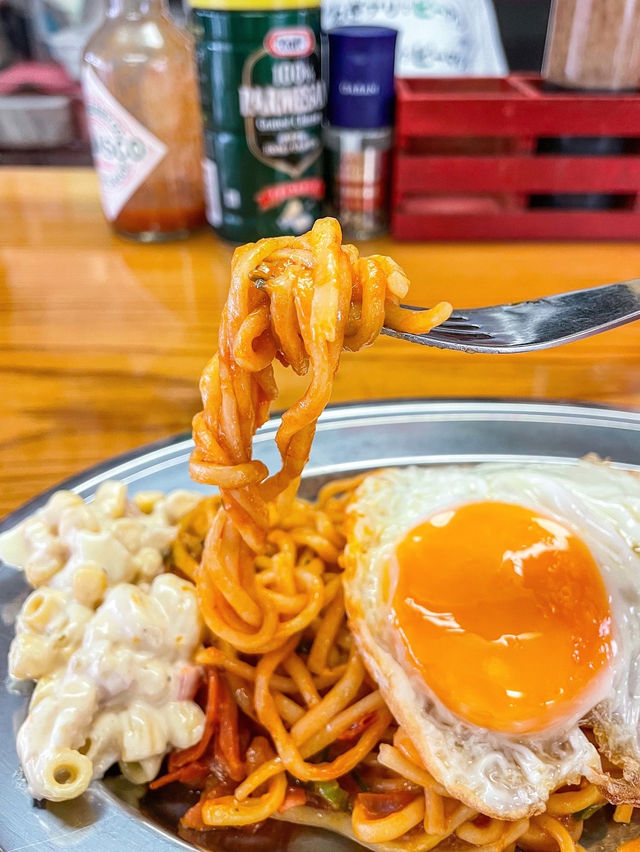 【沖縄】那覇市 沖縄そばの麺でいただく！うちな〜ナポリタン