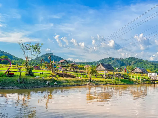 🌳จุดชมวิวเขาหล่น🍃 สะพานทุ่งนา 🌾
