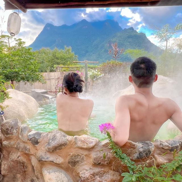 ที่พักสไตล์ญี่ปุ่นโบราณ แช่น้ำแร่ออนเซ็น เชียงดาว