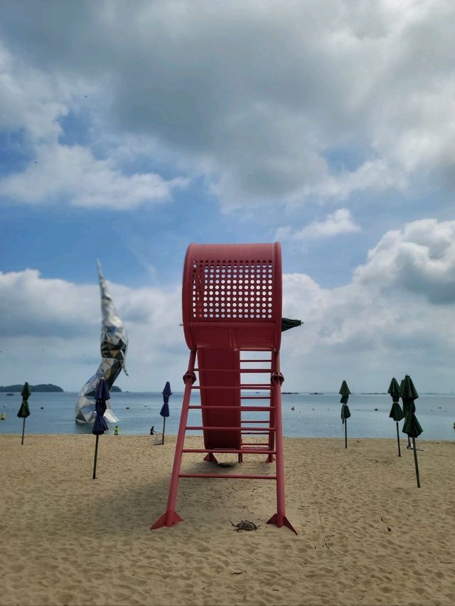 당진 여름여행지로 강추하는 왜목마을 해수욕장🏖