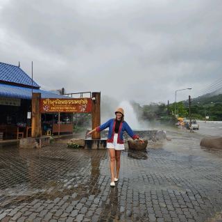 Boiling Eggs in Natural Hot Springs at Wiang Pa Pao