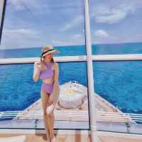 My Favorite Solarium Pool on Cruise to nowhere! 