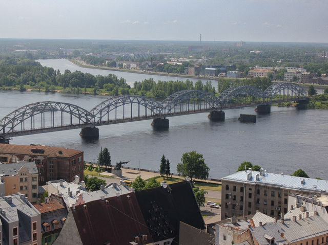 Riga from Above: A Stunning 360-Degree Cityscape