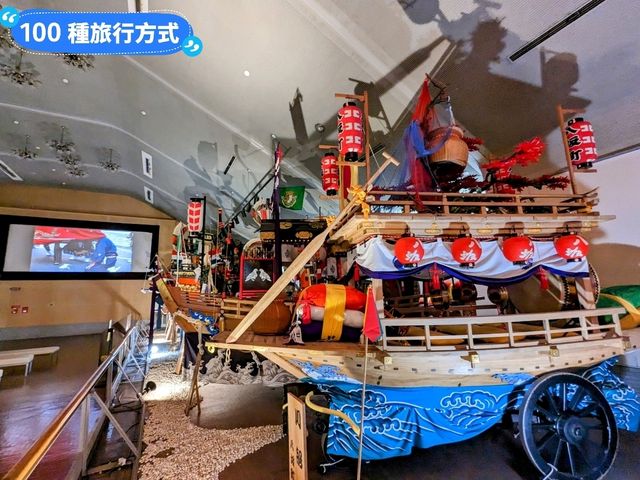 日本九州-猶如迎王船的祭船展：長崎傳統藝能館