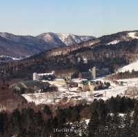 1st time skiing at Hoshino Tomamu