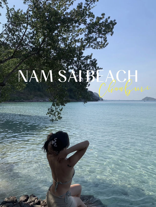 ‘หาดน้ำใส’ ที่ลับๆชลบุรี ดูกี่ทีก็นึกว่าทะเลใต้! 🌊