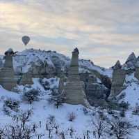 Christmas Magic in Snowy Cappadocia