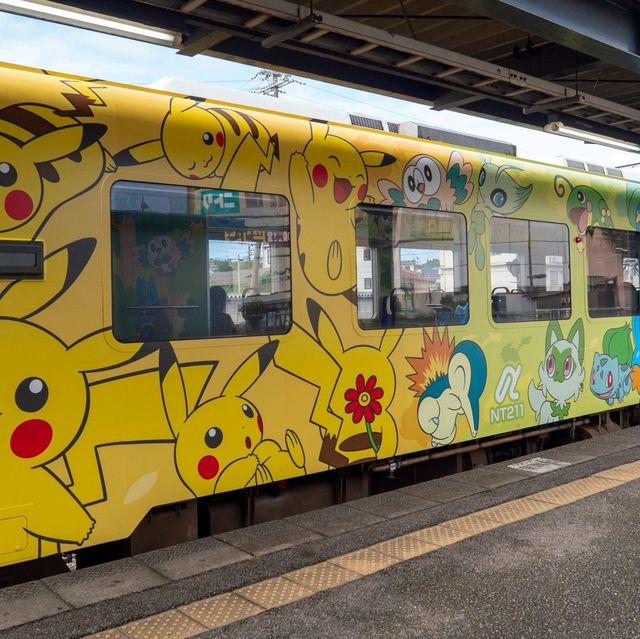 能登半島復興的專屬寶可夢列車
