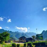 Viet Nam with moutain view