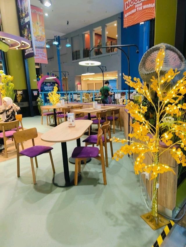 A Delightful Meal in a Playful Setting