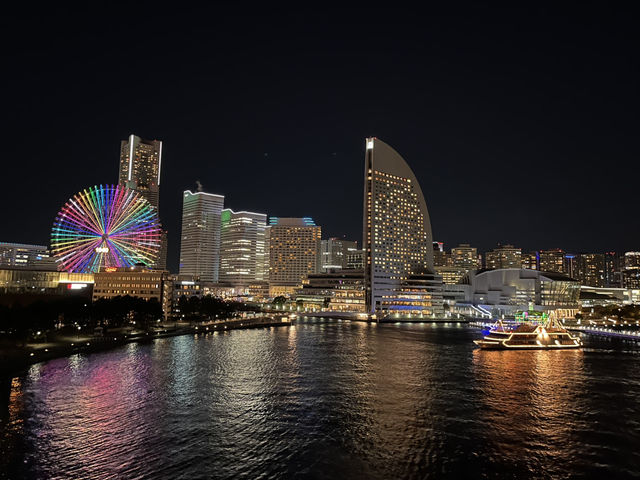 インターコンチネンタル横浜Pier 8の屋上夜景と朝食@横浜