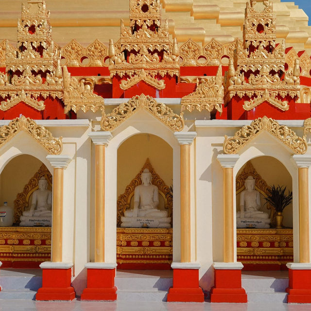 พุทธมหาเจดีย์พระธาตุตะกอ รัฐกะเหรี่ยง ประเทศพม่า