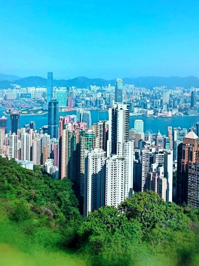 Victoria Peak, a breathtaking views of Hong Kong's skyline. 