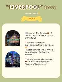 Liverpool itinerary 