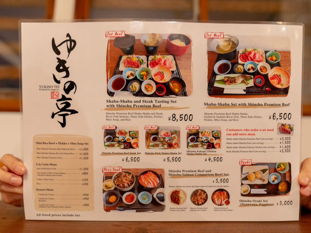 ร้านเนื้อ Shinshu สดพรีเมียม ที่หมู่บ้านฮาคุบะ 🇯🇵