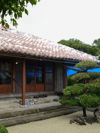 古民家で食べる沖縄そば「屋宜家」でほっこりランチ🍜