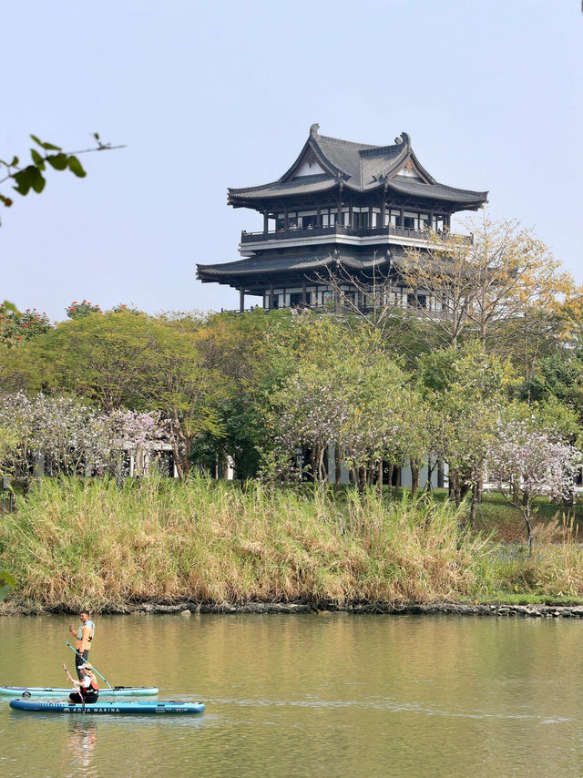 海珠湖公園｜廣州鬧市中嘅氧氣寶藏地