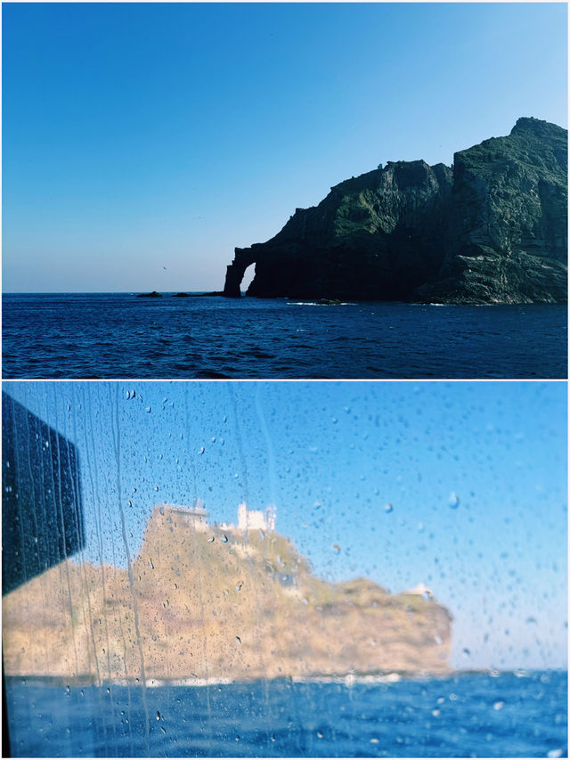 울릉도에서 독도까지, 비록 땅은 못 밟았지만