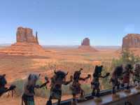 Monument Valley Navajo Tribal Park on a Spring Day: Desert Heat and Timeless Beauty