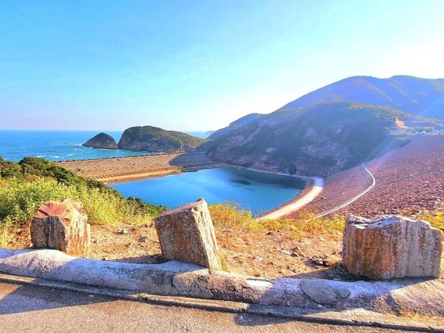 與海上水壩打卡