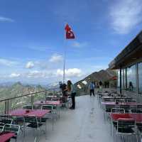 Staying a night at Hotel Rothorn Kulm gets to enjoy the view of the mountains and valleys