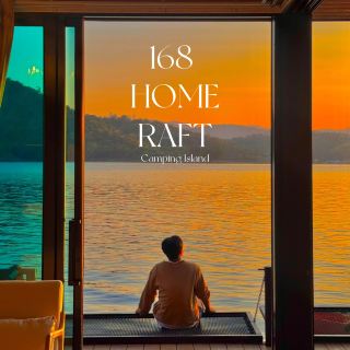 Chill floating accommodation in Kanchanaburi with amazing vibes.