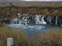 Hraunfossar Waterfall