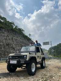 adventure jeep route to pantai timang