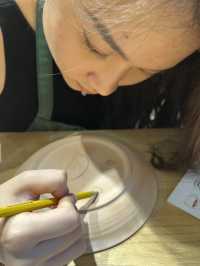 Looking for a creative date spot in Hanoi? 💕 Try HaveU Pottery Painting Studio