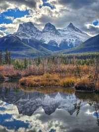 Three Sisters เมือง Canmore, Canada จุดเช็คอินลับๆ
