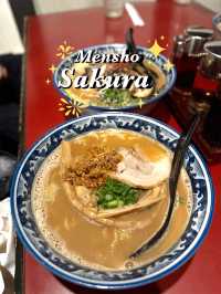 Mensho sakura : ราเมงซุปมิโซะเข้มๆในมัตสึโมโตะ ✨