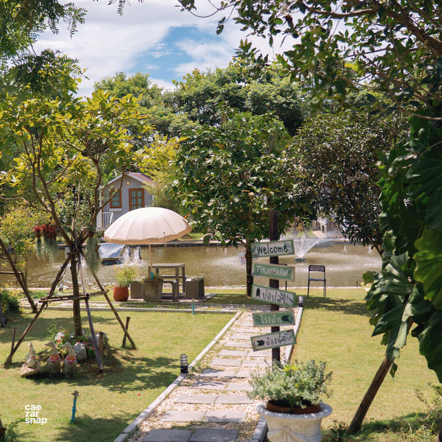 THUM FARM คาเฟ่สุดคิ้วท์เปิดใหม่ ศรีราชา