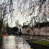 Lake of Love at Dusk: Bruges' Most Romantic Summer Evening