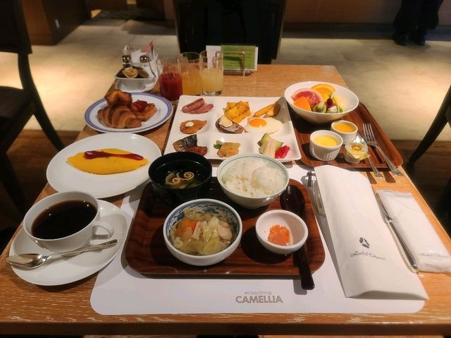 호텔 오쿠라 후쿠오카(ホテルオークラ福岡) 싱글룸 조식