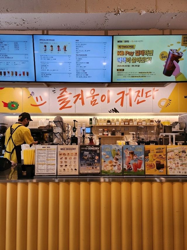 【ソウル🇰🇷】気軽にコーヒー飲むなら☕Mega Coffee