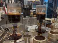 Siphon Coffee Brewing Charm at Delifrance, Hiroshima Outlet