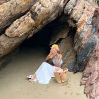 หาดลับปราณบุรี หาดคุ้งทราย