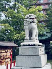 A serene and historic Shinto shrine located near Aomori Bay