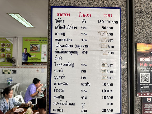 ไก่ย่างวรรณา เขาสวนกวาง (ต้นตำรับ)