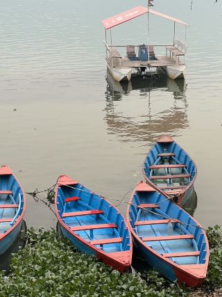 Chilling by Phewa Lake