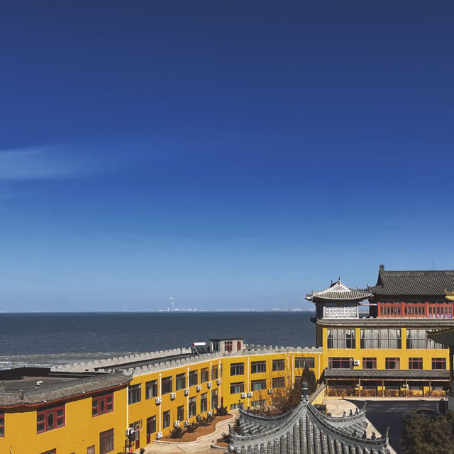 晴天下的媽祖廟建築美景🌞