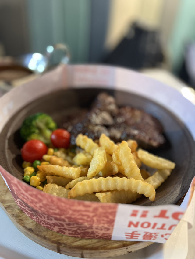 K11 鐵板滋味牛扒餐